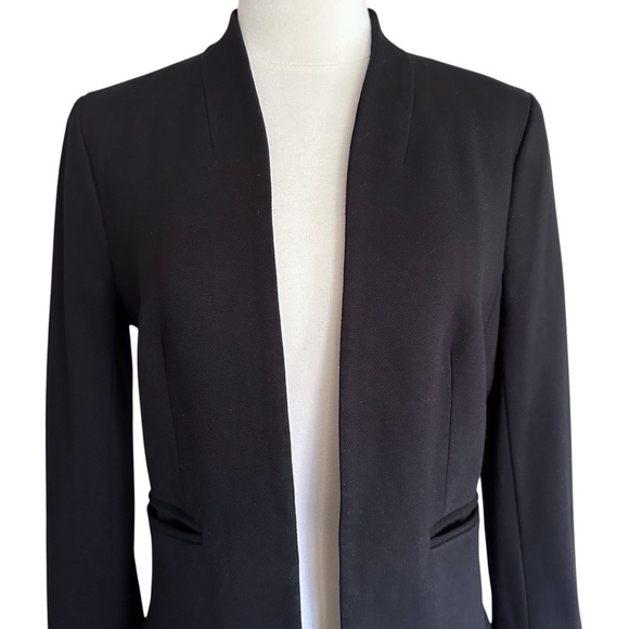 J. CREW Going Out Blazer Jacket In Black Stretch Twill Slim Fit Minimalist 8 - Picture 4 of 16